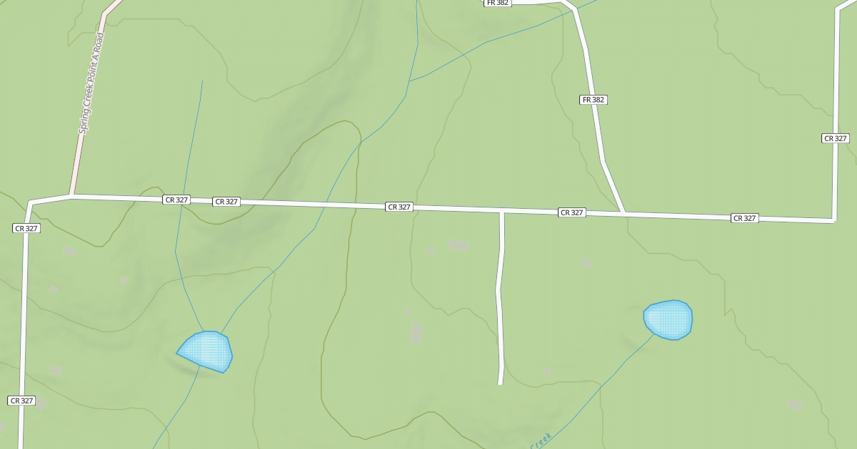 Map preview of SPRING CRK