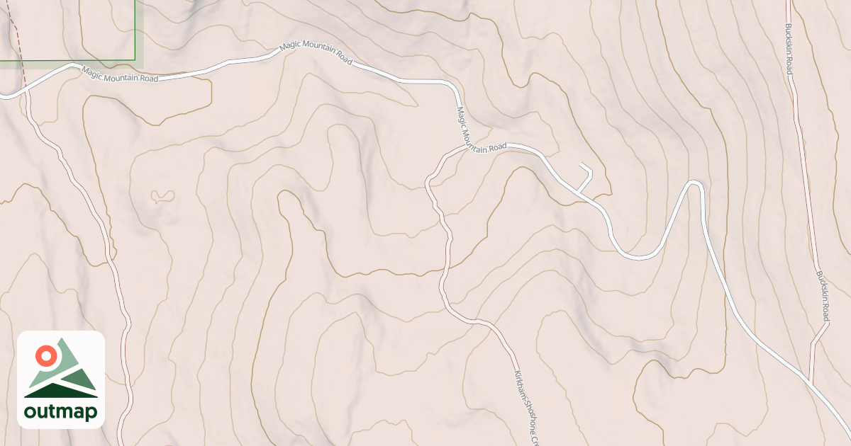 Map of Wagonwheel Springs Loop