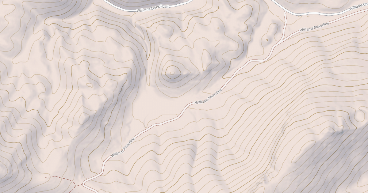 Map preview of WILLIAMS CR POWERLINE