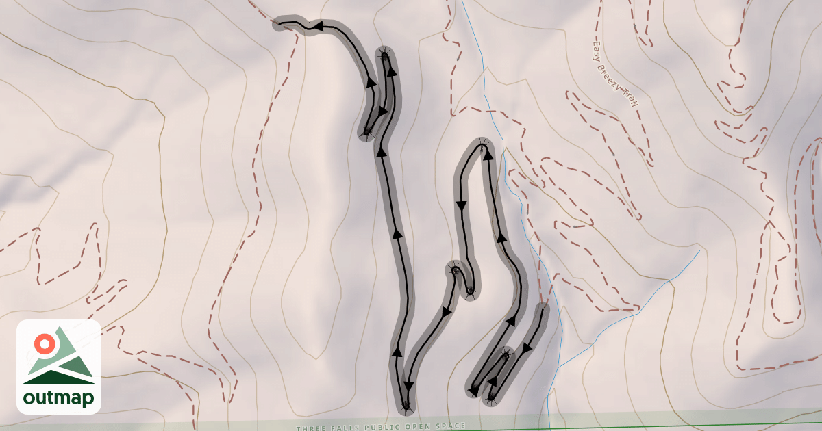 Map of Last Chance Trail