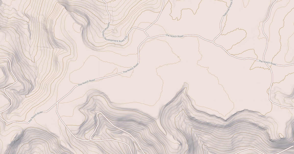 Map preview of USFS National Forest System Roads {2D2827B6-D275-4937-88A8-E116B09E1775}