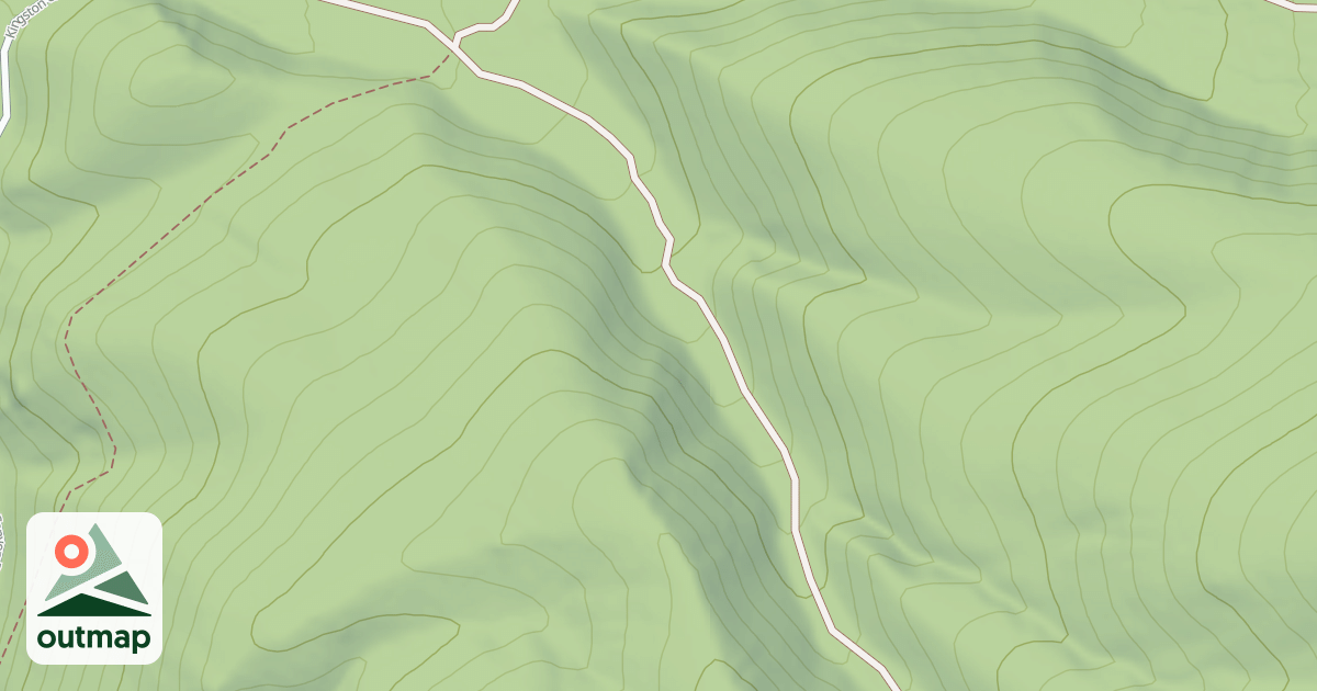 Map of MAHOGANY GULCH SPUR in Lander