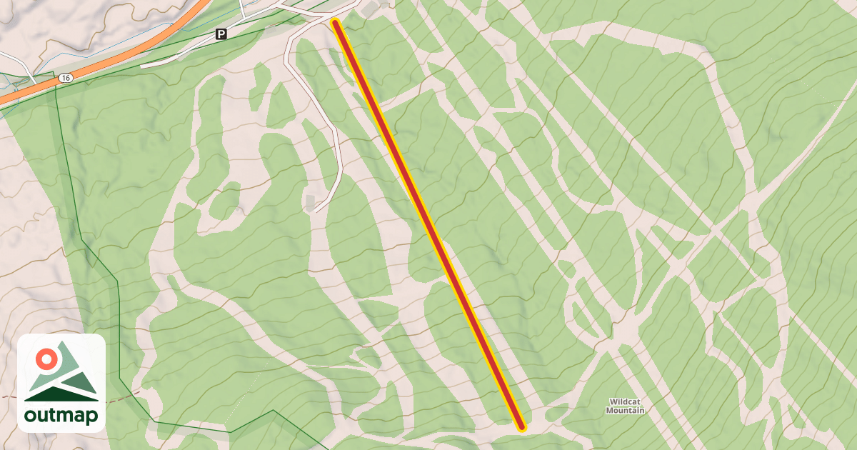 Map of Bobcat Triple