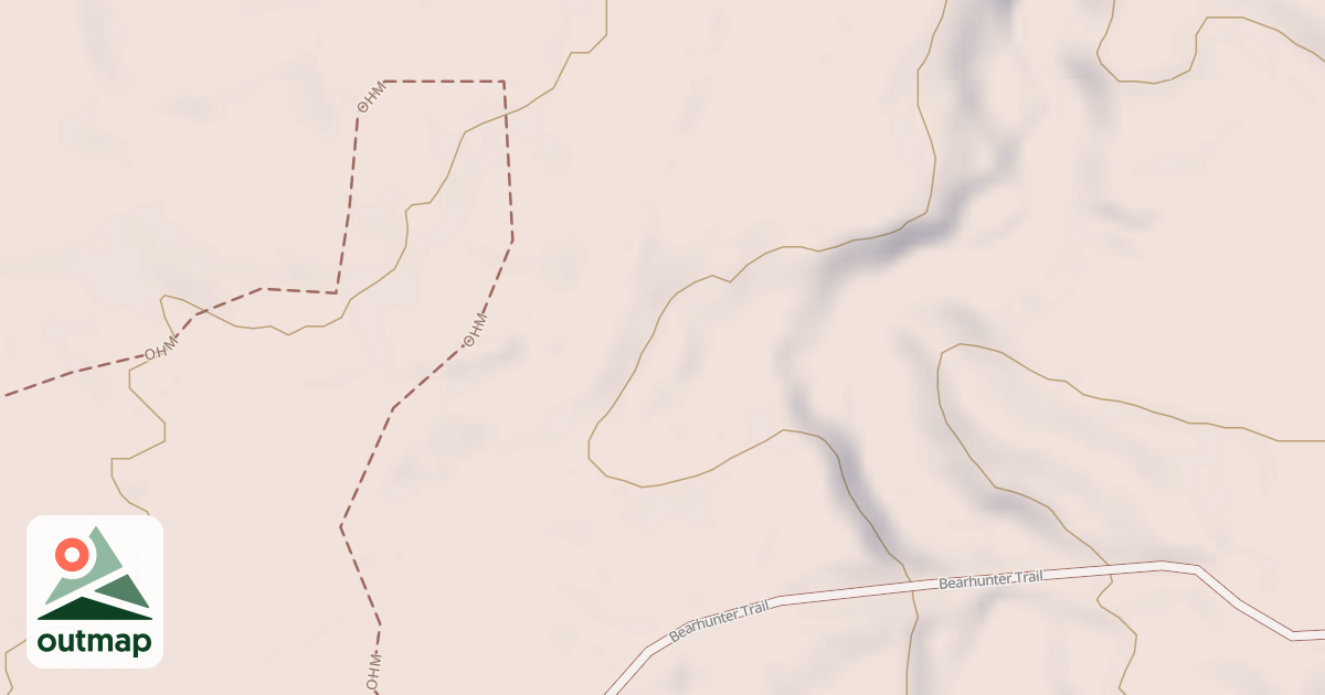 Map of Straight Arrows Trail