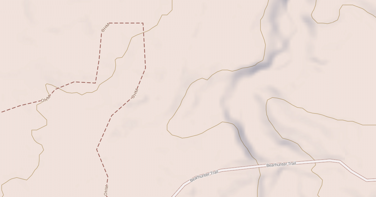 Map preview of Straight Arrows Trail