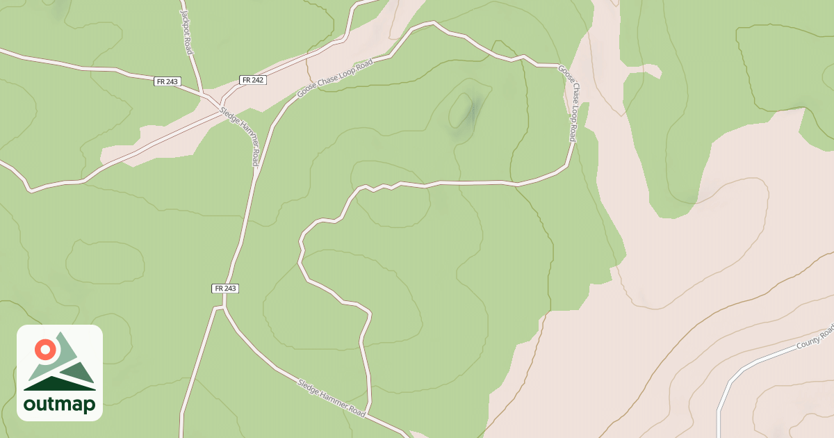 Map of GOOSE CHASE LOOP