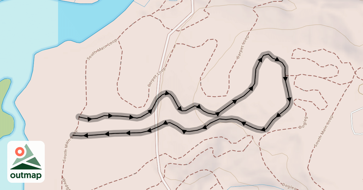 Map of Tower 93 Loop