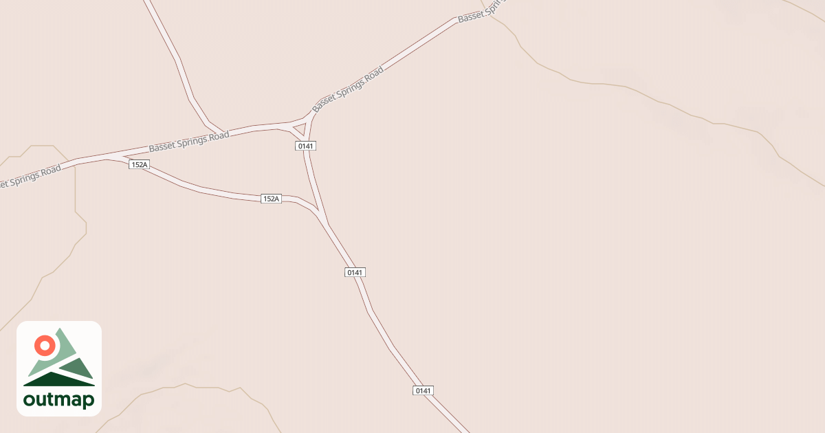 Map of BASSET SPRINGS CONNECTOR