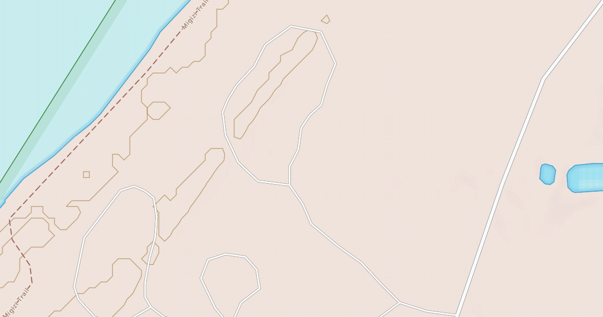 Map preview of CHIPPEWA CMPGRND WARRIOR LOOP