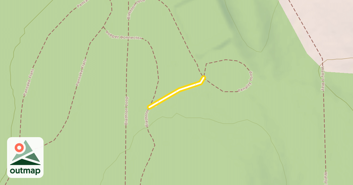 Map of Biathlon Loop