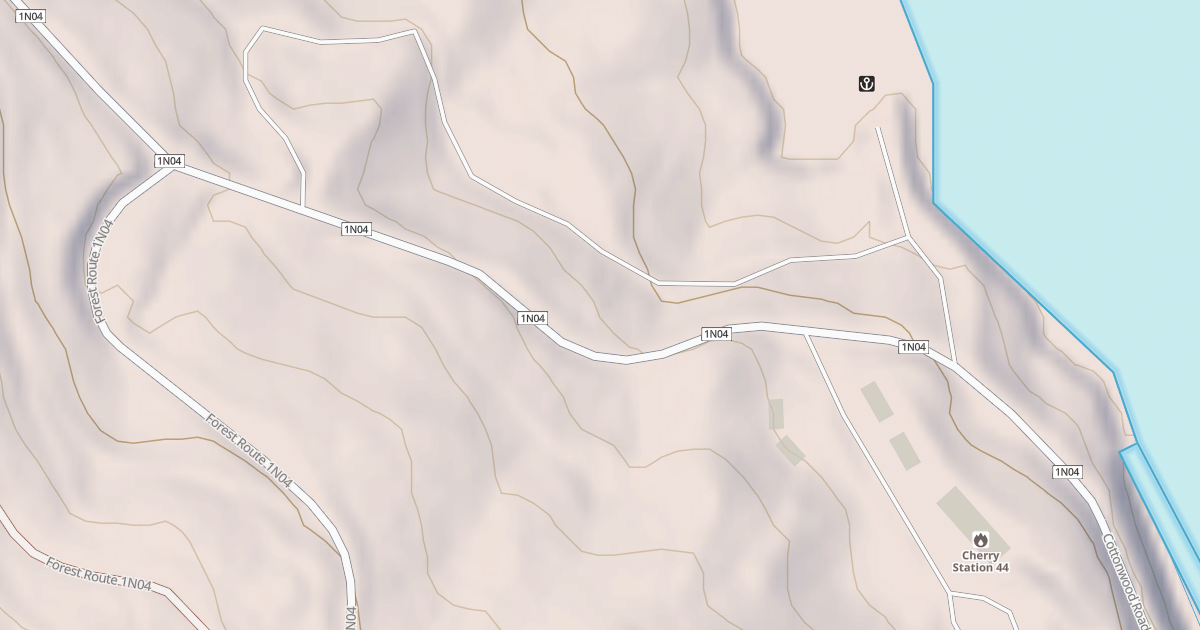 Map preview of COTTONWOOD RD