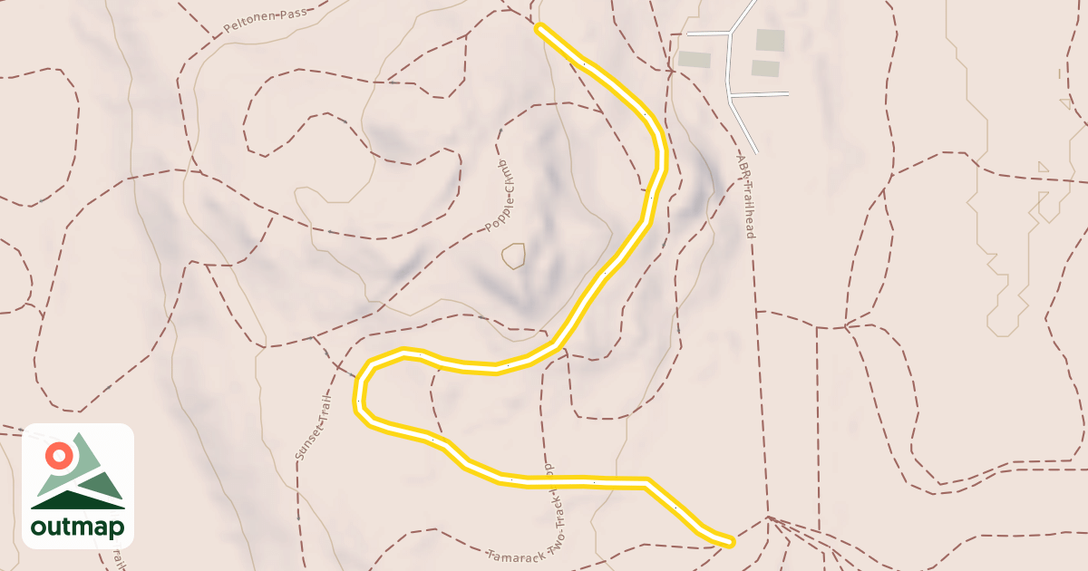 Map of Peltonen Pass