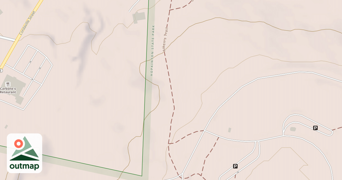 Map of Aikens Trail