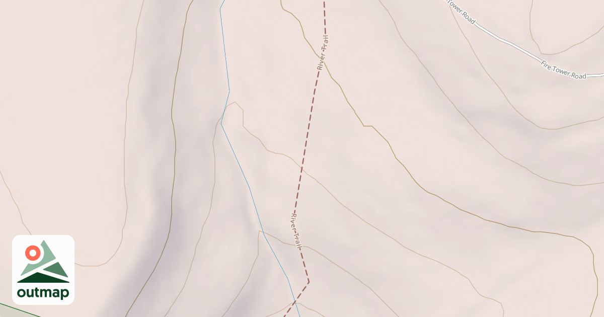 Map of Cook Forest State Park Trails