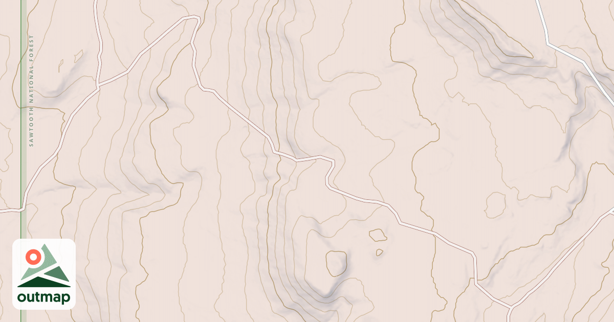 Map of BUCK TROUGH SPRING