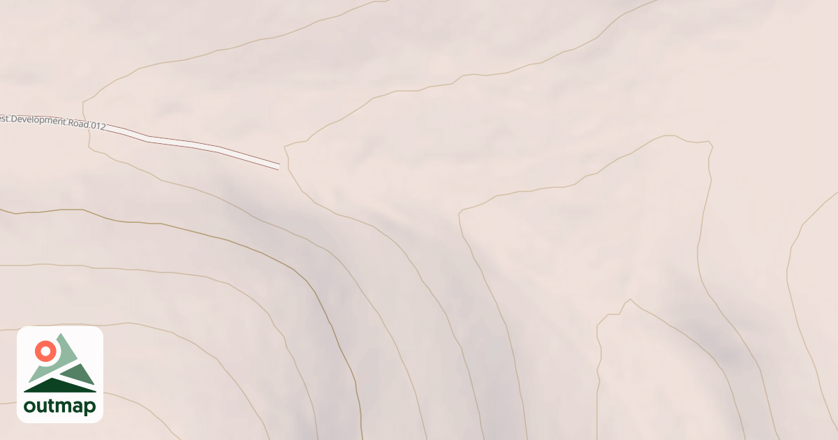Map of CHICKEN CREEK SPUR D