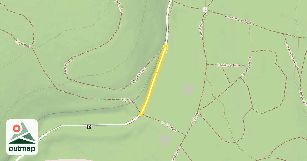 Map of Cabin Lap