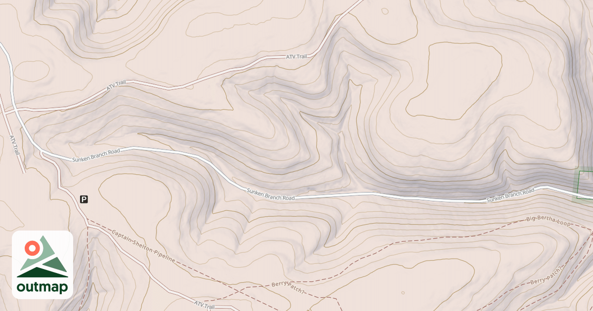 Map of Susquehannock State Forest Snowmobile Trails