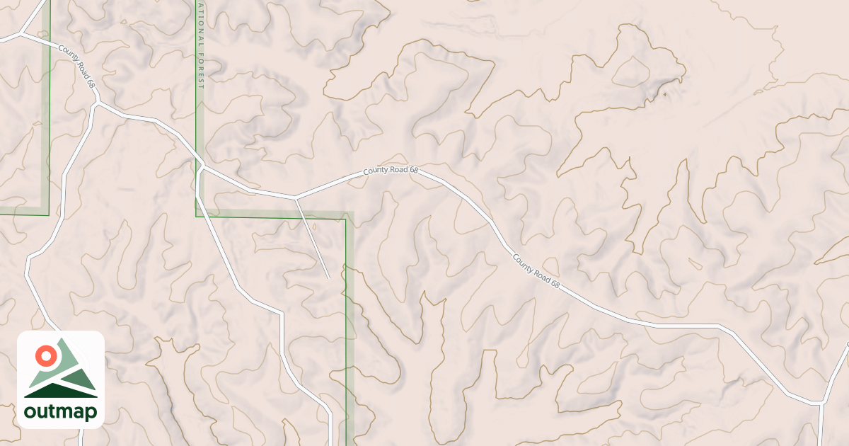 Map of USFS Motor Vehicle Use Map Roads {EFE7A1DE-79F1-4529-965C-513BCB5C3B67}