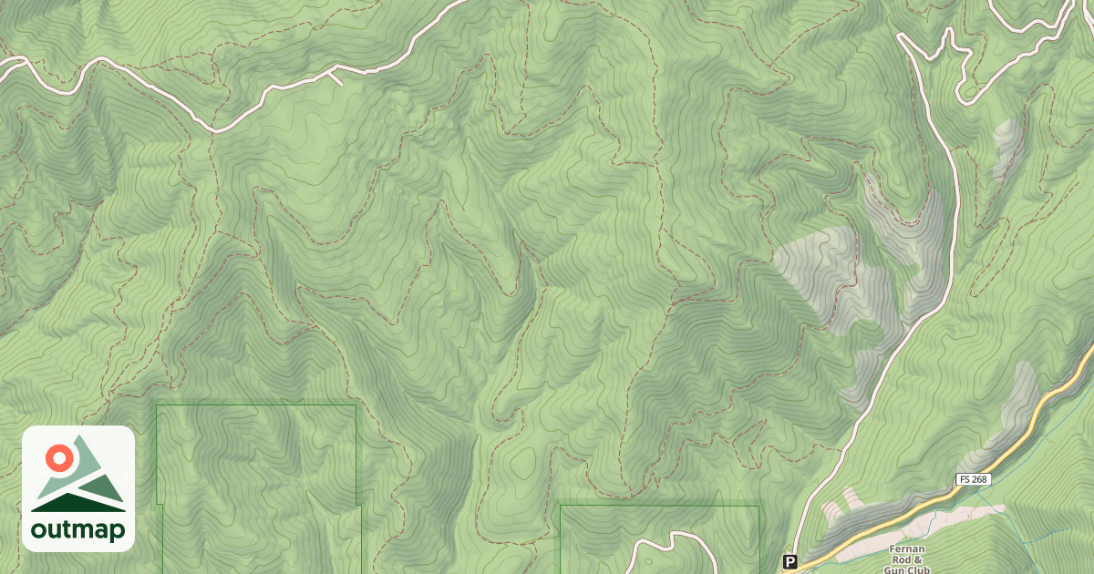 Map of Canfield Mtn Tr Cmplex Trail-A
