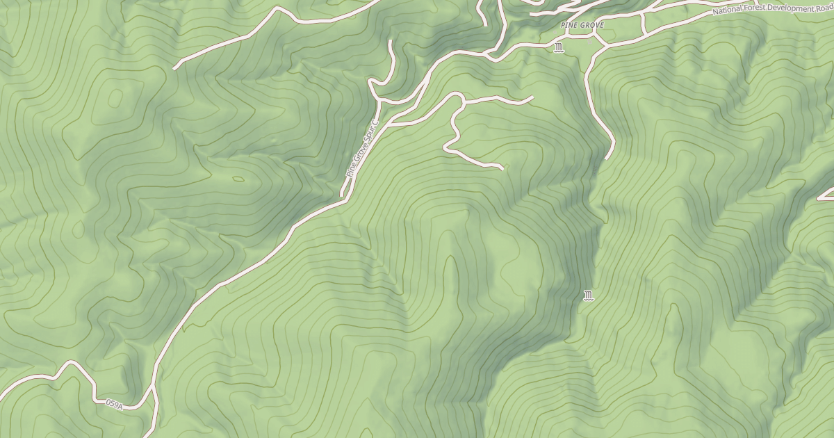 Map preview of PINE GROVE ROAD
