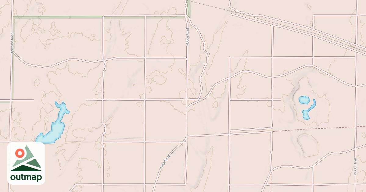 Map of Grand Traverse County To Supply Rd Mccct
