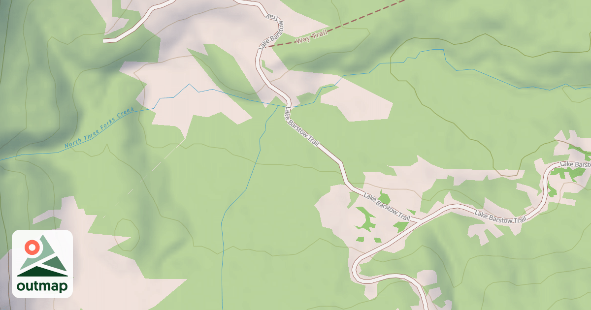 Map of Lake Barstow