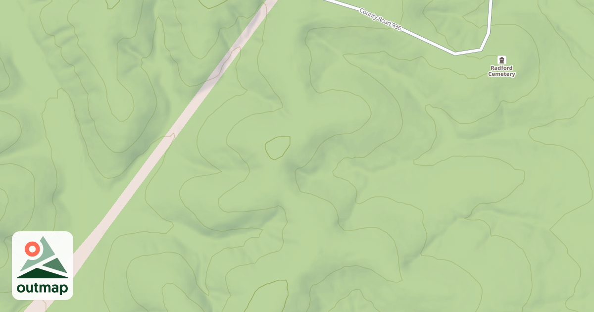Map of CRAMER RIDGE