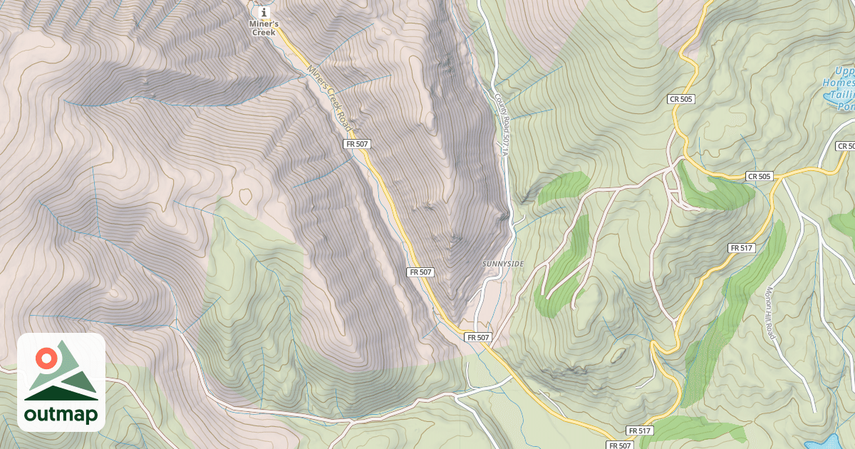 Map of MINERS CR