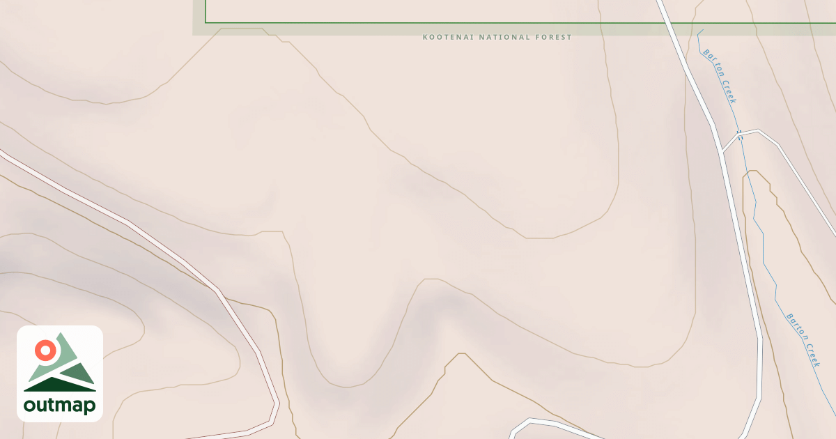 Map of BURTON CREEK F