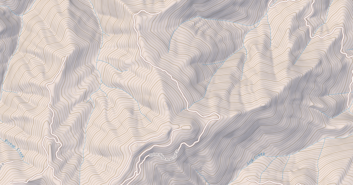 Map preview of BISHOP RIDGE