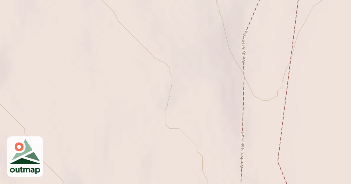 Map of Windy Creek Subsistence Ohv Trail