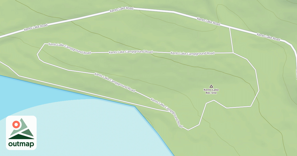 Map of KENTS LAKE C G