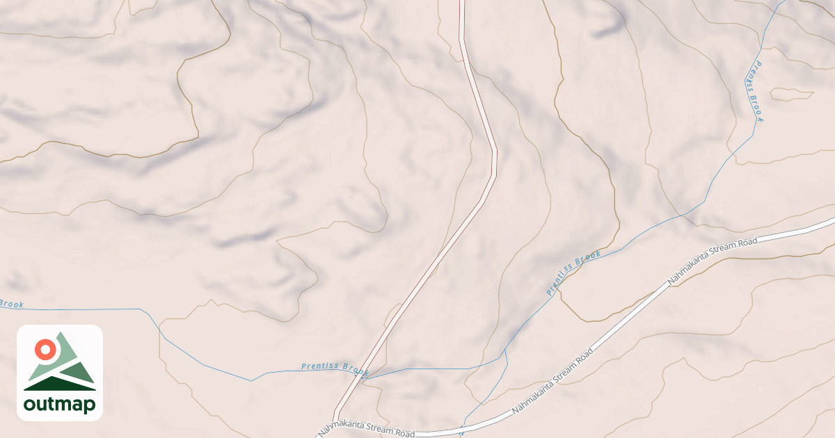 Map of Shared Use Road/Nanmahkanta Stream 2