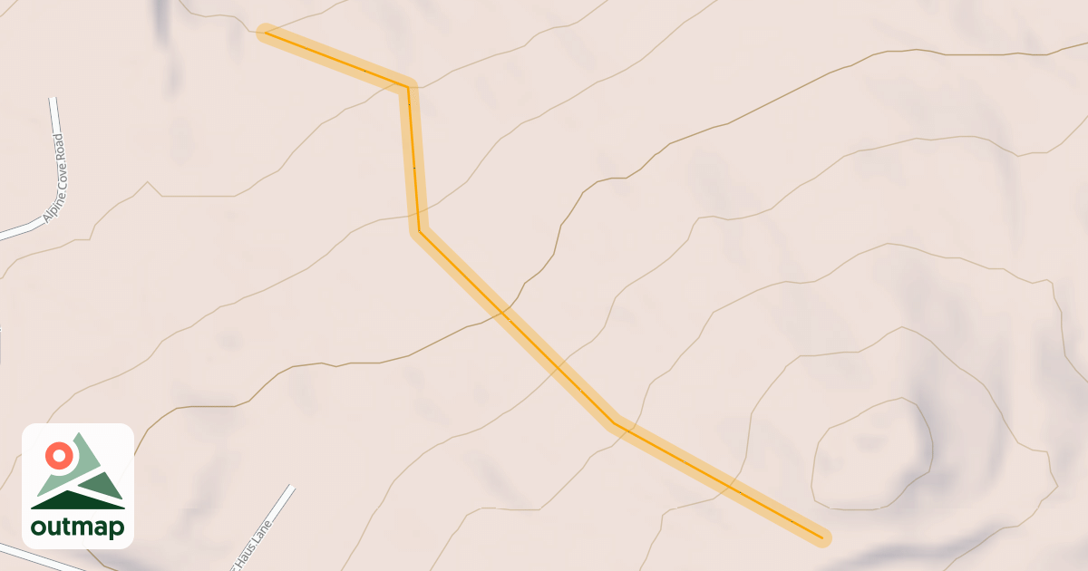Map of Kicker Lane