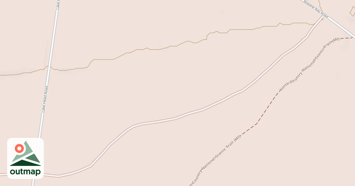 Map of BOEDNE BAY SPUR A