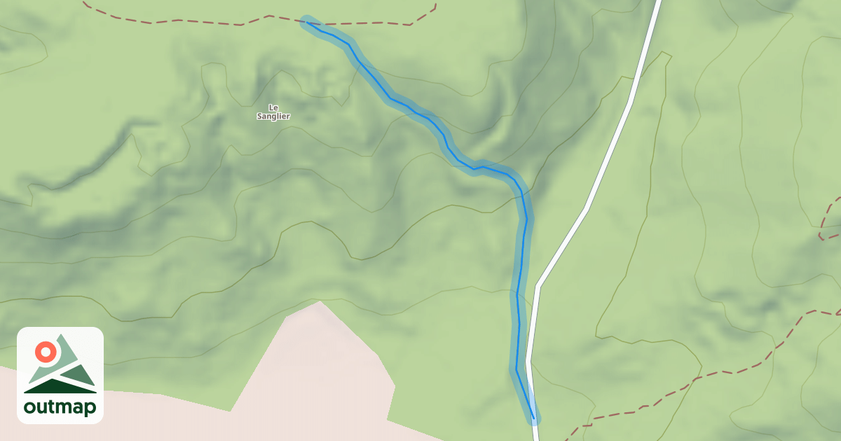 Map of Chemin VTT