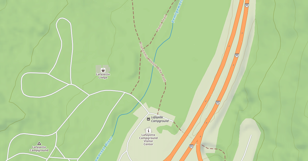 Map preview of bike path