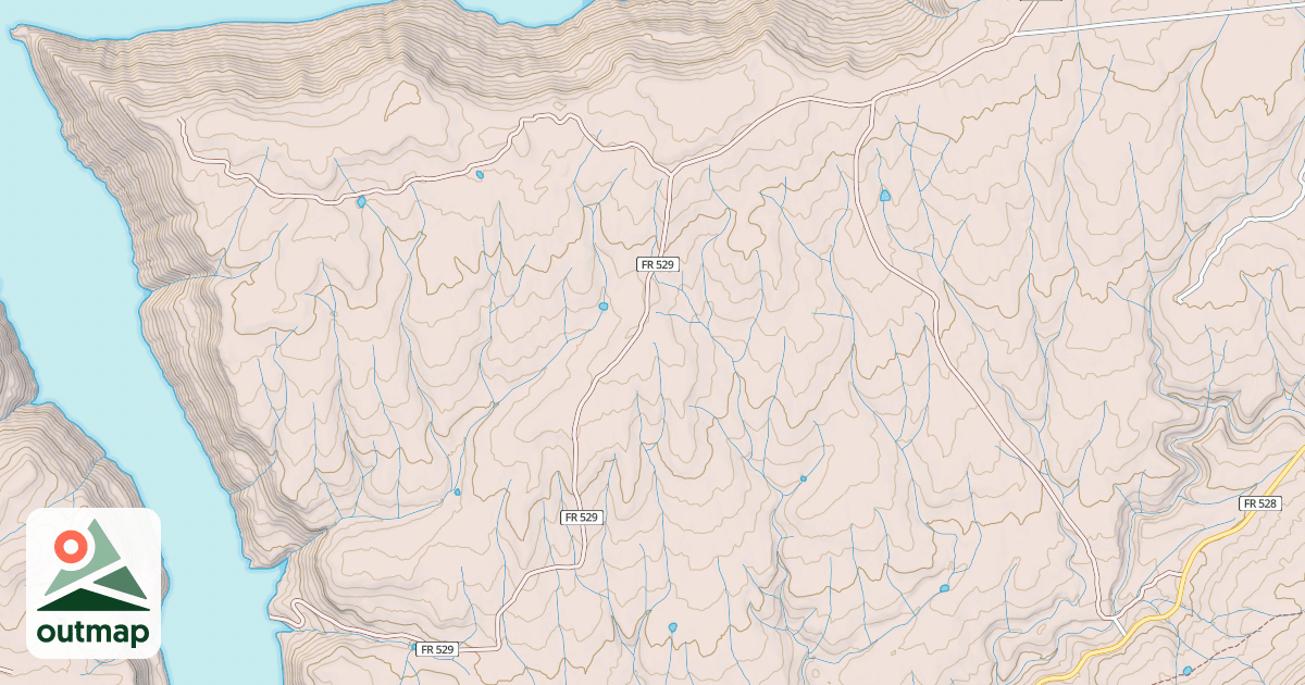 Map of BEAVER RIM