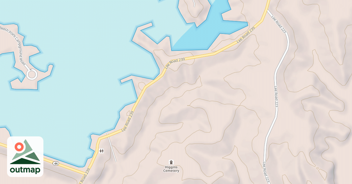 Map of BEAR CREEK SPILLWAY