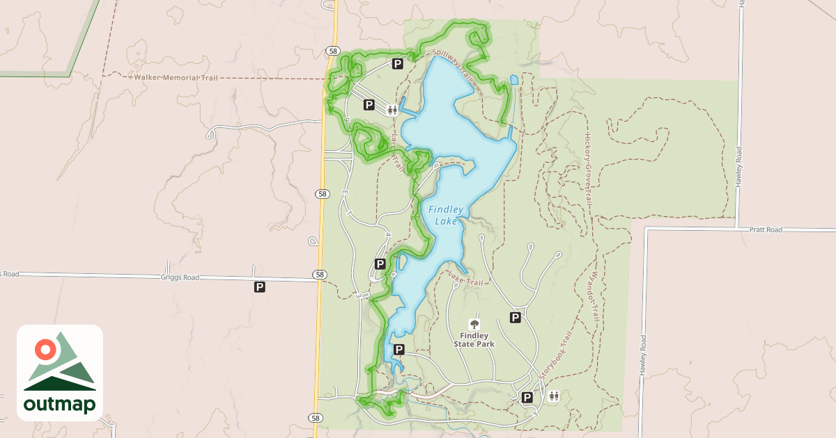 Map of Thorn MTB Trail