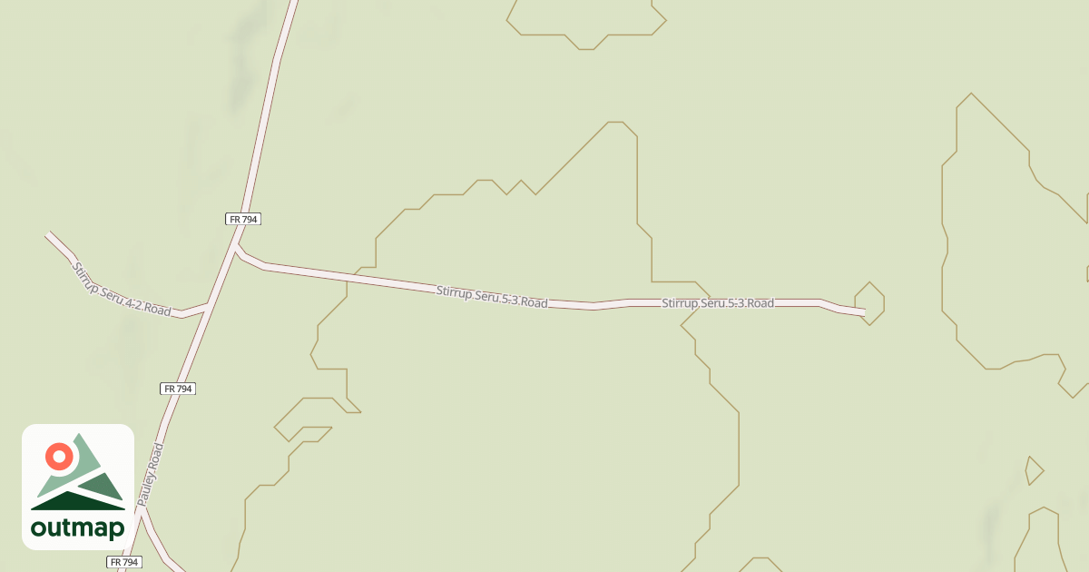 Map of STIRRUP SERU 5-3
