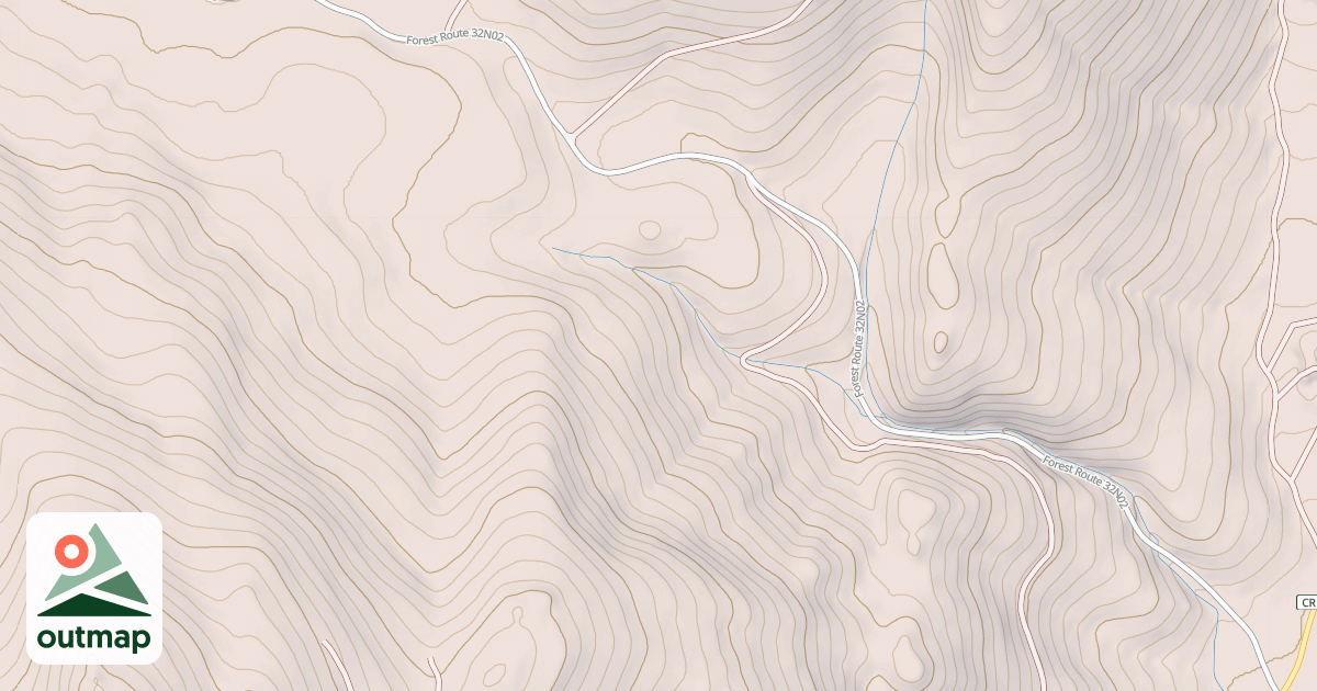 Map of ANTELOPE EAST