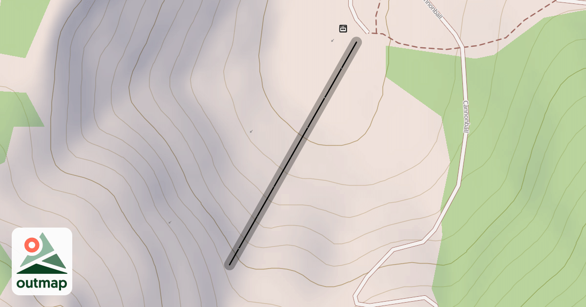 Map of Lower Canyon