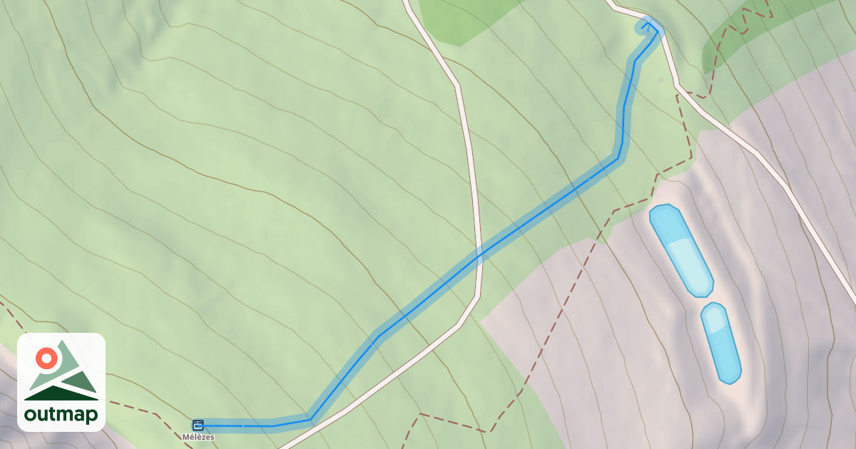 Map of Les Mélèzes