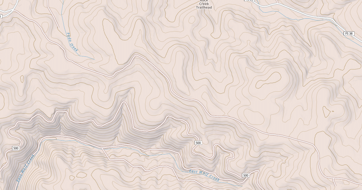 Map preview of USFS Motor Vehicle Use Map Roads {DD009F71-E6CE-482B-ADBE-F7E38EA35844}