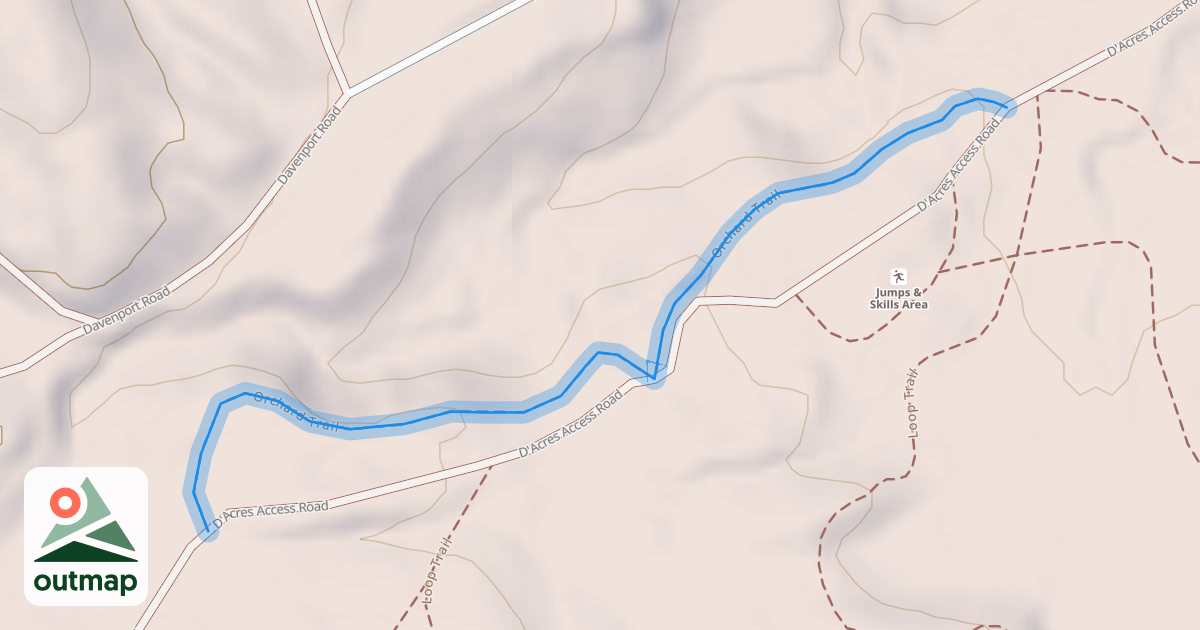 Map of Orchard Trail