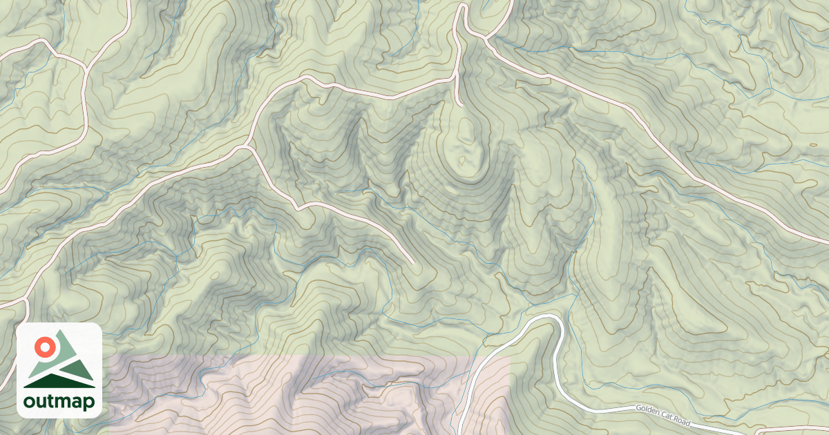Map of 16049: Temblor Ridge Usgs Fellows/panorama Hills