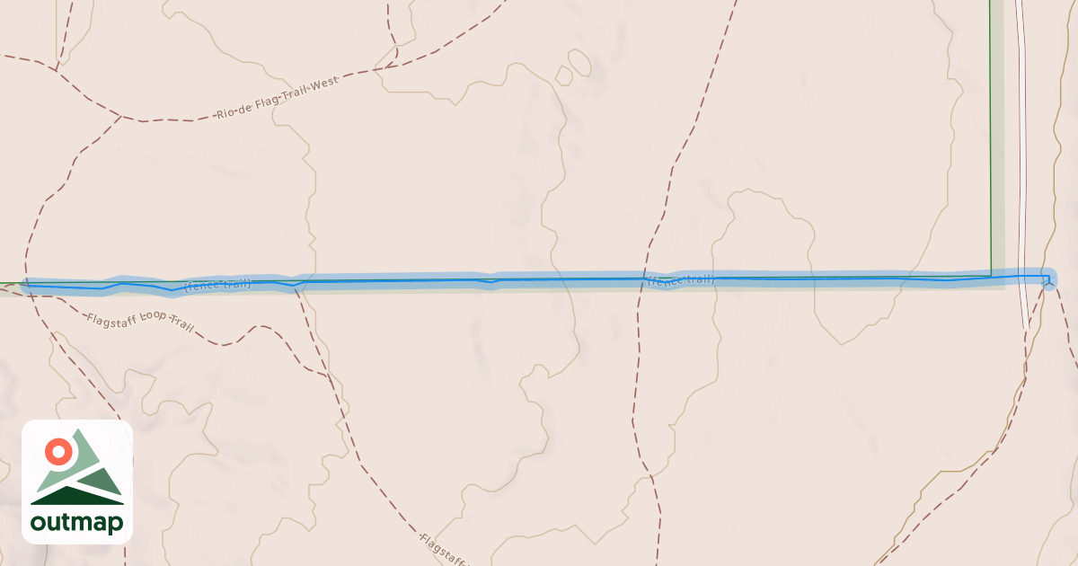 Map of {fence trail}