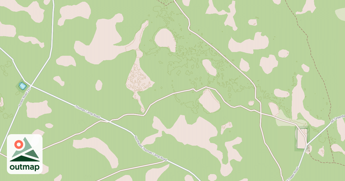 Map of USFS Motor Vehicle Use Map Roads {DFE84DFC-CA14-4FCE-A523-9BFDC9BB6DF4}